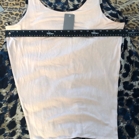 Queen Collection Color block tank top nude/animal print Queen Latifah NWT - Picture 6 of 10